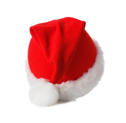 Santa Claus hat isolated on white