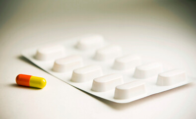 close up of pills