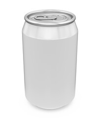 Aluminium Can Isolated