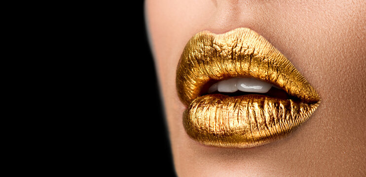 Gold Lips Images – Browse 49,027 Stock Photos, Vectors, and Video | Adobe  Stock