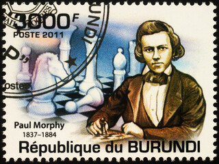 Great American chess master Paul Morphy