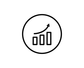 Growth line icon