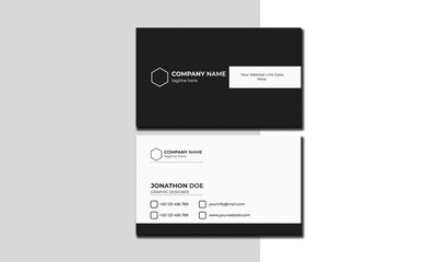 latest Clean Corporate Business Card Design