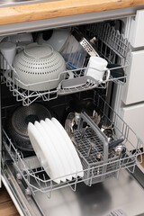 Dishwasher on the modern kitchen