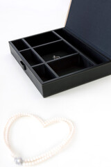 necklace and jewel box