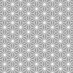 麻の葉模様　黒　6