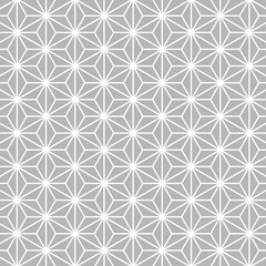 麻の葉模様　黒　7