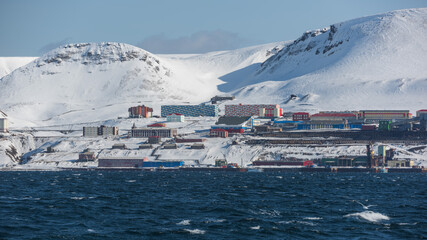 svalbard, golfstream, barentsburg, gronfjorden, polar night,  stemmevatnet