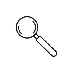 Search line icon. Design template vector