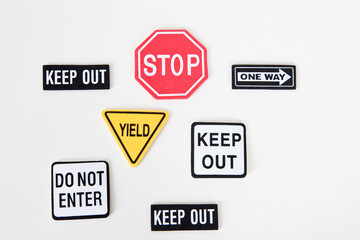 various road signals