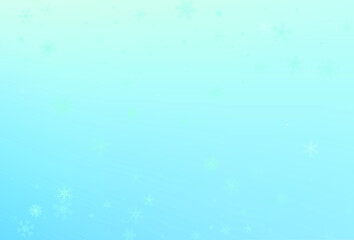 Falling silver snow flake vector