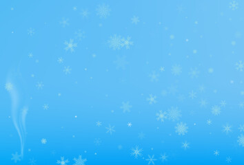 Fototapeta premium Winter background. Snow banner. Vector