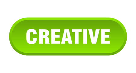 creative button. rounded sign on white background