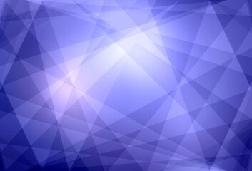 Blue diamond abstract texture. Blur facet geometric pattern. Transparent background.
