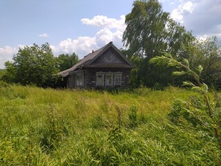 old wooden house