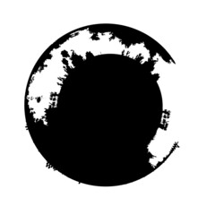 Grunge post Stamps Collection, Circles. Banners, Insignias , Logos, Icons, Labels and Badges Set . vector distress textures.blank shapes.