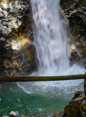 Beautiful waterfall in Sprin