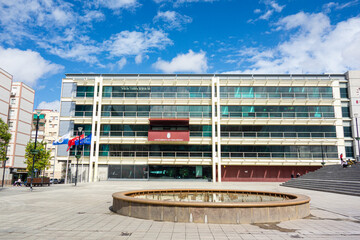 City Hall of Fuenlabrada, one of the places where restrictions have been applied to mobility in the south of the community of Madrid due to the Covid-19