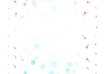 Light Blue, Green vector texture with disks.