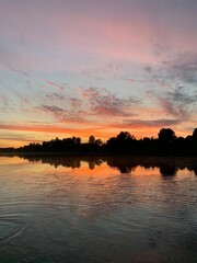 Naklejka premium Sky river