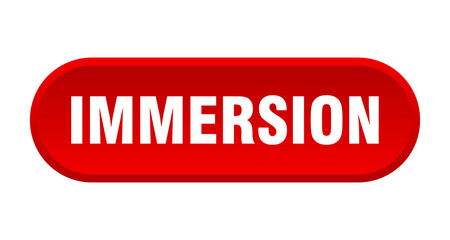 immersion button. rounded sign on white background