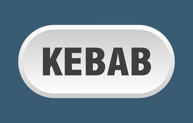 kebab button. rounded sign on white background