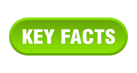 key facts button. rounded sign on white background