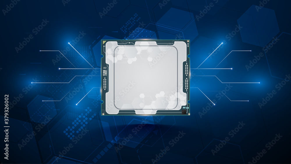 Poster abstract computing system working hi tech innovative concept design background