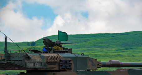 地面に匍匐する自衛官 Wall Mural Wallpaper Murals Josiah S