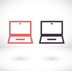 laptop vector icon. lorem ipsum 10 EPS Design