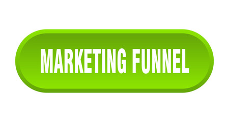 marketing funnel button. rounded sign on white background
