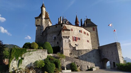 Fototapeta na wymiar Château de Menthon-Saint-Bernard