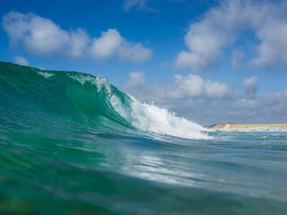 Lonely Wave in the Atlantic Ocean France 