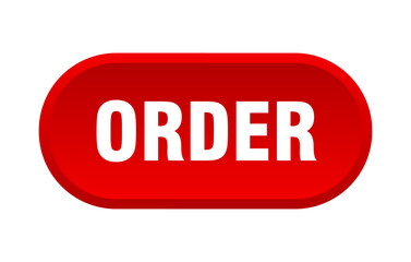 order button. rounded sign on white background