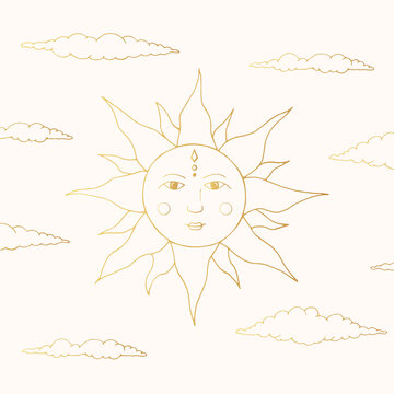 Sun Face Images Browse 214 Stock Photos Vectors And Video Adobe Stock