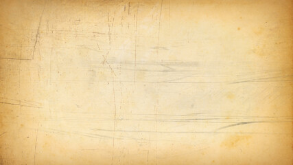 Vintage paper with distressed texture and scratches.