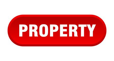 property button. rounded sign on white background