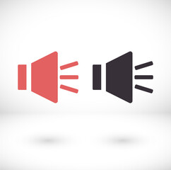 Sound icon vector. lorem ipsum Flat Design JPG