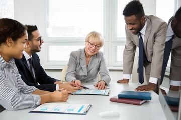 Business people working together in the office