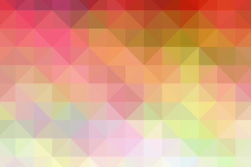 Triangular pixelation. Multi-colored pixel background. The texture consisting of multi-colored triangles.