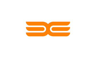 EE letter logo design