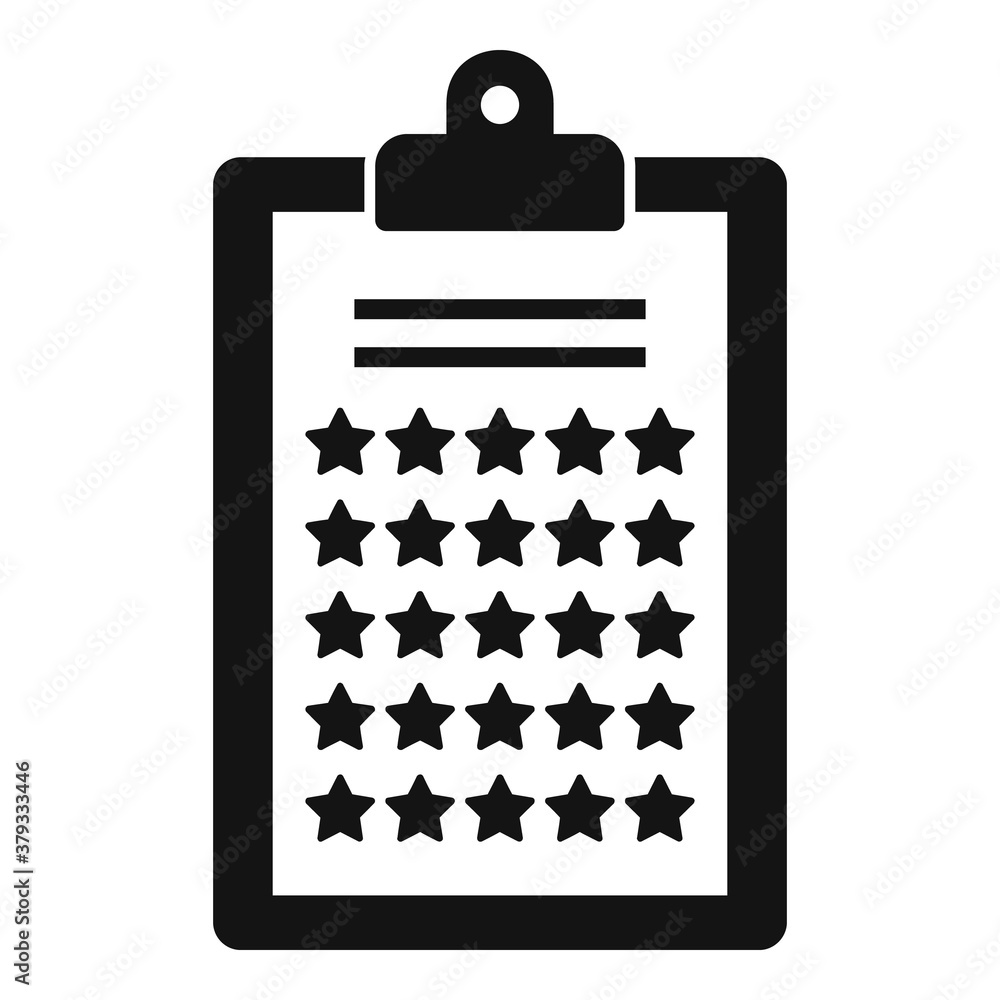 Poster expertise reputation icon. simple illustration of expertise reputation vector icon for web design is