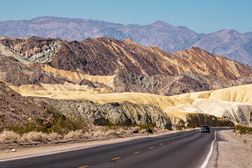 View from Dead valley national park . One of the most famous and beautiful desert national park...