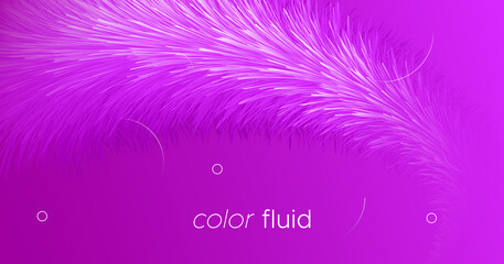 3d Movement. Fluid Cover. Pink Graphic Concept. 