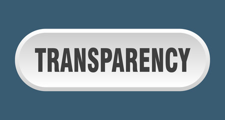 transparency button. rounded sign on white background
