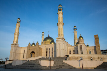 Nauan Khazret mosque in Kokshetau, Kazakhstan.