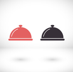 Restaurant cloche vector icon , design Restaurant cloche . illustration Restaurant cloche . Best Restaurant cloche