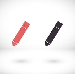 Pen vector icon. Black simple vector icon isolated on white background. vector icon Fountain pen silhouette. Web site page and mobile