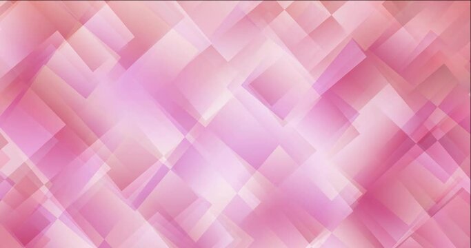 4K looping light pink animation in square style. Modern abstract animation with gradient rectangles. Movie for a cell phone. 4096 x 2160, 30 fps.