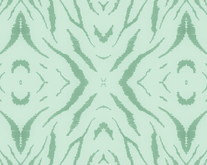 Green Seamless Zebra Pattern. Fashion Africa 